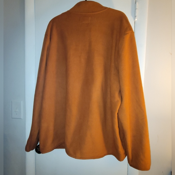 Goodfellow Quarter zip fleece XXL NWT rust orange - Picture 9 of 12